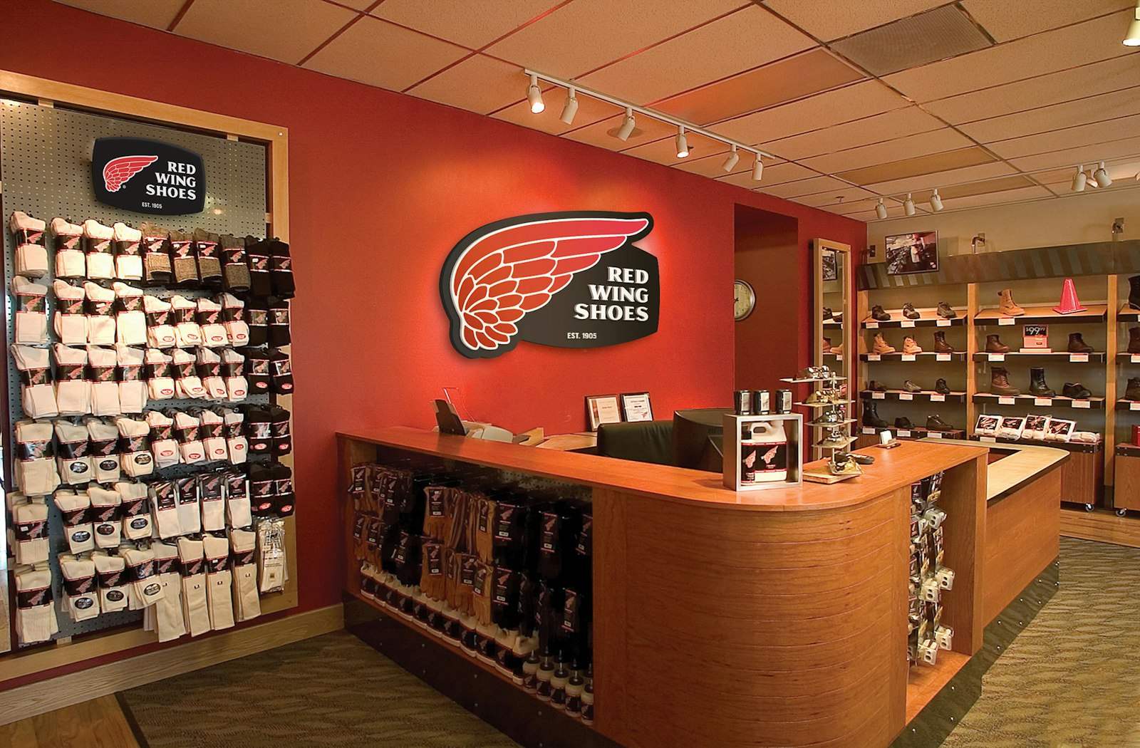 Red Wing Shoes Signage02 NEW
