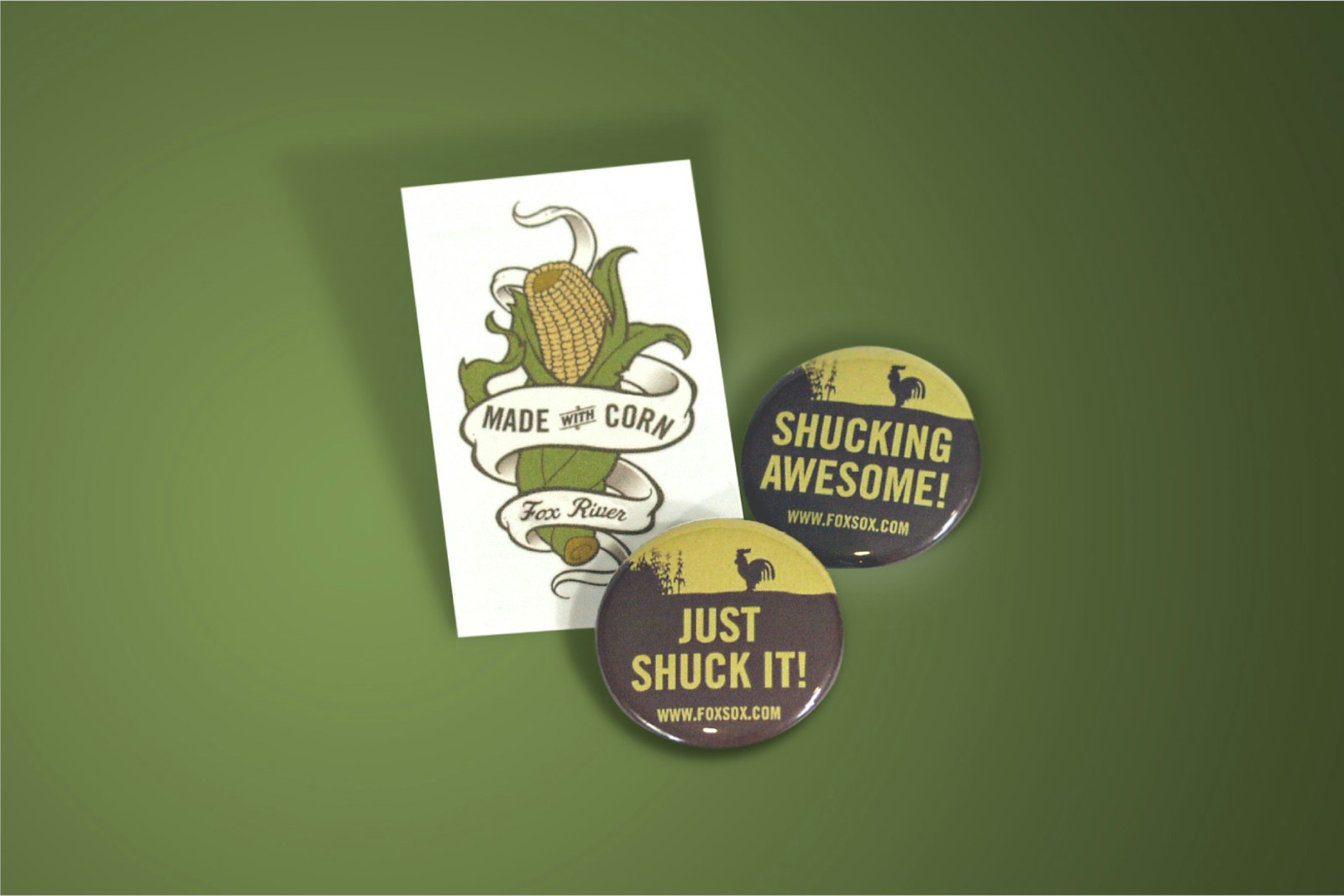 Fox River Corn pins Green